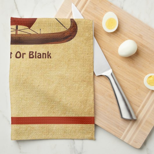 Rotes Segel - Kreuzfahrtschiff II Geschirrtuch (Viertel Falte)