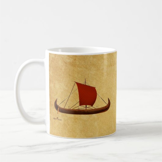 Rotes Segel - Kreuzfahrtschiff II Kaffeetasse (Links)