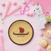 Rotes Segel - Kreuzfahrtschiff II Pappteller (Party)