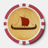 Rotes Segel - Kreuzfahrtschiff II Pokerchips (Vorderseite)