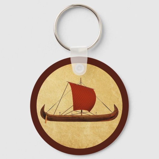 Rotes Segel - Kreuzfahrtschiff II Schlüsselanhänger (Rückseite)