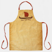 Rotes Segel - Kreuzfahrtschiff II Schürze (Vorderseite)