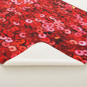 Rotes Sequenzmuster Sherpadecke (3/4)