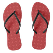 Rotes Shippomuster Badesandalen (Fußbett)