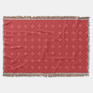 Rotes Shippomuster Decke
