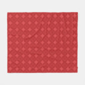 Rotes Shippomuster Fleecedecke (Vorderseite (Horizontal))