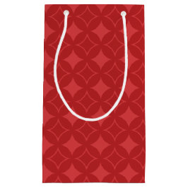 Rotes Shippomuster Kleine Geschenktüte