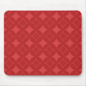 Rotes Shippomuster Mousepad (Vorne)