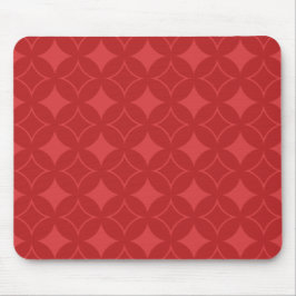 Rotes Shippomuster Mousepad