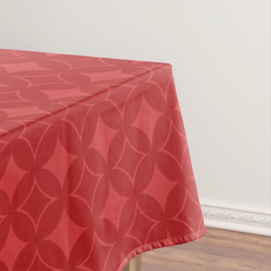 Rotes Shippomuster Tischdecke (Beispiel)