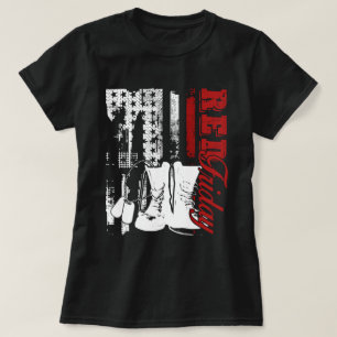 Rotes Shirt am Freitag, Rot am Freitag