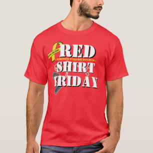Rotes Shirt Freitag