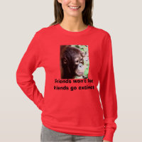 Rotes Shirt für rote Affen