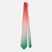 Rotes Silbergraue Streifen Krawatte (Vorderseite)