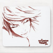Rotes Sketchwork Mousepad (Vorne)