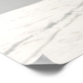 Rotes Skigebiet stehend im Schnee Poster (Ecke)