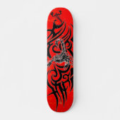 Rotes Skorpions-Skateboard Skateboard (Vorne)
