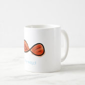 Rotes Snazzy Bowtie (therealgcl Ausgabe) Kaffeetasse (VorderseiteRechts)