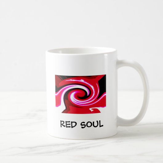 Rotes Soul Kaffeetasse (Rechts)