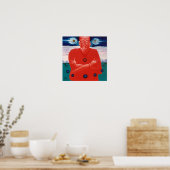Rotes Soul von Gregory Gallo Poster (Küche)