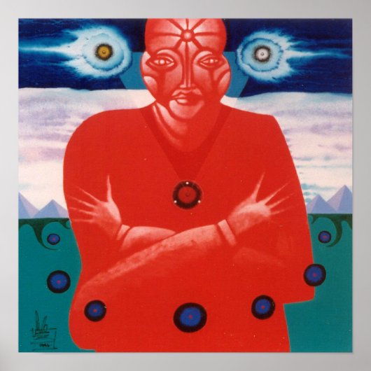 Rotes Soul von Gregory Gallo Poster (Vorne)