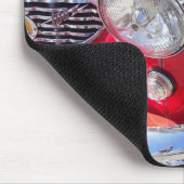 Rotes Sportauto Mousepad (Ecke)
