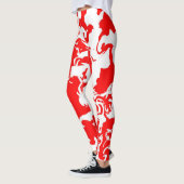 Rotes Spray Leggings (Links)