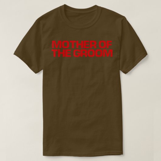 Rotes Sprichwort lustige Mutter des Raumes T-Shirt (Design vorne)
