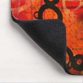 Rotes städtisches Mousepad (Ecke)