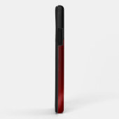 Rotes Stahlmetall Case-Mate iPhone Hülle (Hinten/Rechts)