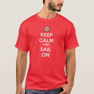 Rotes Stamm-T-Shirt T-Shirt