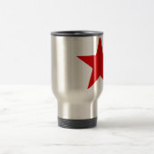 Rotes Stern ★ Reisebecher (Mittel)