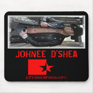 Rotes Stern-Schwarzes Mousepad