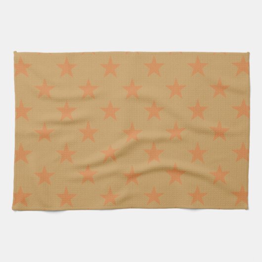 Rotes Sternenmuster Geschirrtuch (Horizontal)
