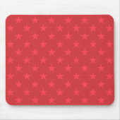 Rotes Sternenmuster Mousepad (Vorne)