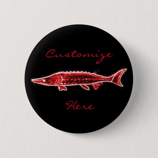 rotes Stör-Logo Button (Vorderseite)