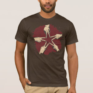 Rotes Strar T-Shirt