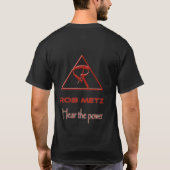 Rotes Sun T-Shirt Rob Metz (Rückseite)