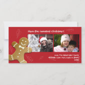 Rotes süßes Weihnachten Zuckerstangen des (Vorderseite)