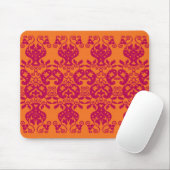 Rotes Swirls&Paisley dekoratives Muster mousepad (Mit Mouse)