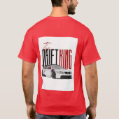 Rotes T-Shirt Drift King (Rückseite)