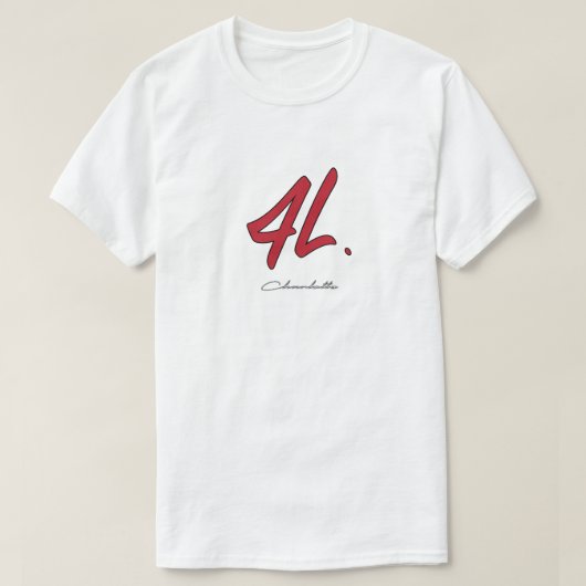 rotes T-Shirt SS/19 des Logo-4Life (Design vorne)