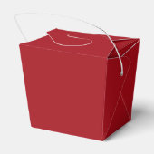 Rotes Takeout Geschenkschachtel (Rückseite)