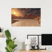 Rotes Tal Poster (Heimbüro)