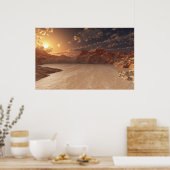 Rotes Tal Poster (Küche)