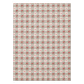 Rotes TAN-Elch-Bärn-Kabinen-Muster Tischdecke (Vorderseite)