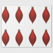 Rotes Tapezierpapier Geschenkpapier (Flach)