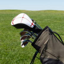 Rotes Target Golfkopfhaube - Präzisionskreuzfaden