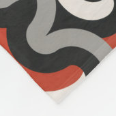 Rotes Team Fleecedecke (Ecke)