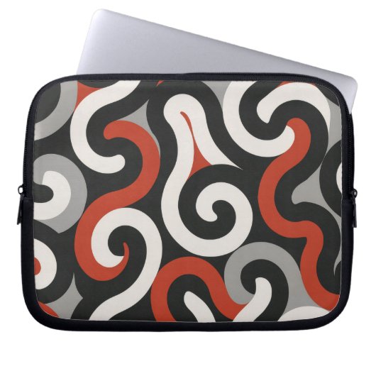 Rotes Team Laptopschutzhülle (Vorderseite)